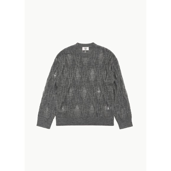 Maryam Nassir Zadeh Monti Sweater Grigio Size L NWT - Picture 1 of 3